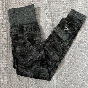 Gymshark Grey Camo Leggings
